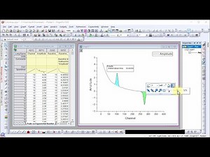 How to color the integrated area of the peaks