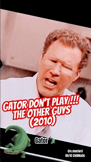 Gator don’t play no 💩 The Other Guys (2010) #willferrel #theotherguys #movieclips #comedy #iconic