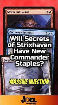 What are the Most Played Commanders & 99 from OG Strixhaven? #shorts