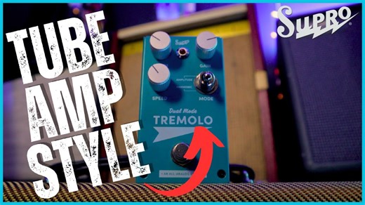I'm Obsessed with This Supro Tremolo Pedal!