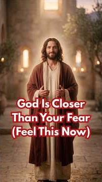 God Is Closer Than Fear | Daily Bible Reading #jesus #bible #bibleverse #christianshorts