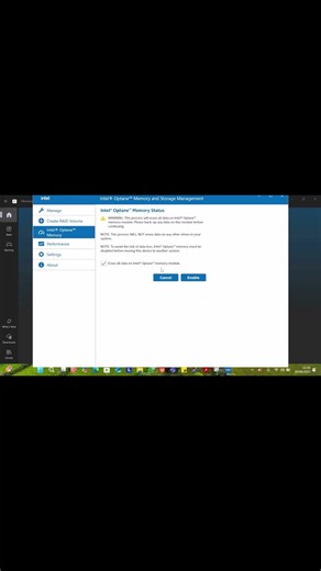 Activating Intel Optane SSD H 10 On Lenovo Thinkpad X1 Carbon Gen 7