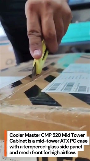 Part 1 -- Watch This Gaming PC Come to Life – CMP520 Build ⚡Stay Tuned for Part 2.