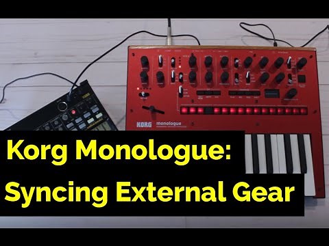 Korg Monologue: Syncing External Gear