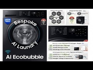 Samsung 12 kg 5 Star AI fully automatic washing machine feature explain latest model #washingmachine