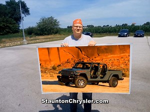 introducing the all-new 2025 Jeep Gladiator - blending trail-ready capability with the practicality of a truck. Get more information on the Jeep Gladiator family. At Staunton Chrysler Dodge Jeep Ram - We Love To See You Happy! | Staunton Chrysler Dodge Jeep Ram