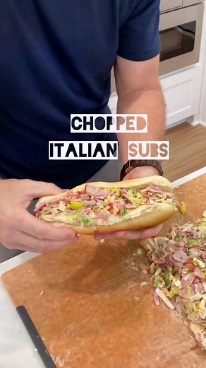 This Chopped Italian Sub is a great way to elevate a classic sandwich. It was so good that I might start chopping all of my sandwiches. Enjoy! #fyp #fypシ #italian #italiansubsandwhich #italiansub #sandwich #sandwiches #choppedsubs