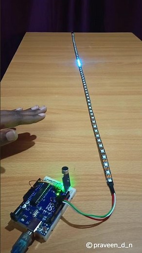 DIY project using neopixel led strip ‪@Praveen_D_N‬