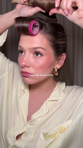 Blowout Bun Tutorial: Perfect Heatless Curls Technique