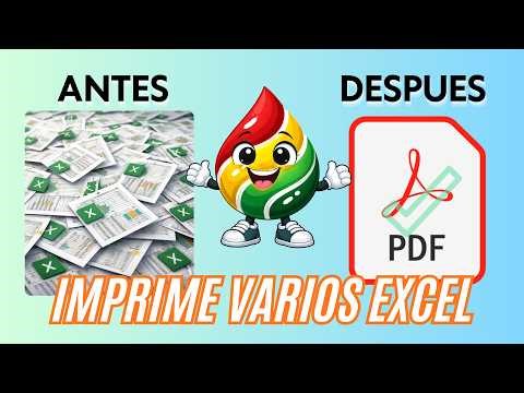 Cómo imprimir múltiples hojas de Excel en un solo PDF (rápido y automático)