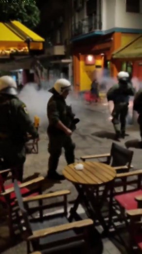 31/10 #Athens #Greece - Clashes between police and residents of the Exarchia neighborhood broke out last night when police attacked people returning from the demonstration in memory of Kiriakos Ksimitiris, a 26-year-old comrade who died on October 31, 2024. Once again, riot police raided the neighborhood to hunt down protesters and residents in bars and cafes. Five people were arrested. Numerous videos of police attacking people on the streets of the neighborhood are circulating online. #AntiRep
