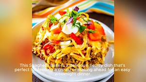 spaghetti bake recipe