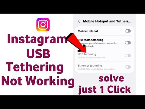 mobile usb tethering not working | usb tethering not working android