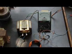 Transformer Demo (hands-on experiments, induction, Lenz, power transmission)