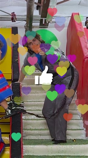 Slippery vs Sticky Stairs! 🧗💦