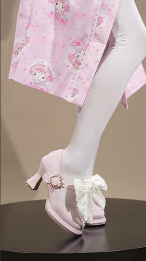 Ethereal Japanese Style Outfit: MR Akita Shoes x Chai Huhu Clothing | Sheer Pantyhose Look