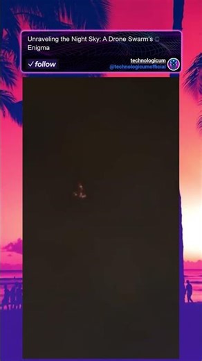 Unraveling the Night Sky: A Drone Swarm's Enigma