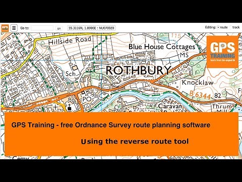Free OS planner - reversing a route