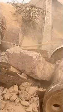 Rock Crusher ASMR 🔊 Crushing Giant Rocks for Stress Relief #stonecrushing #rockcrusher #activerock