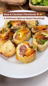 1.4K views · 2.9K reactions | Ham & Cheddar Pinwheels 燎復 Whip up...