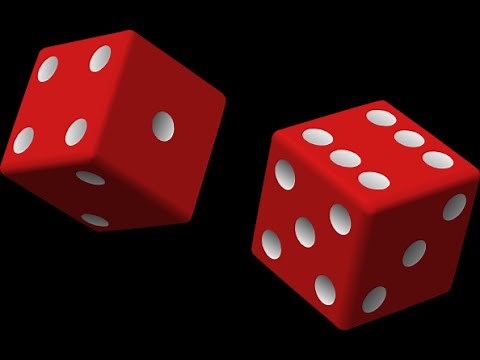 Rolling dice sound effect with landing sound craps sounds