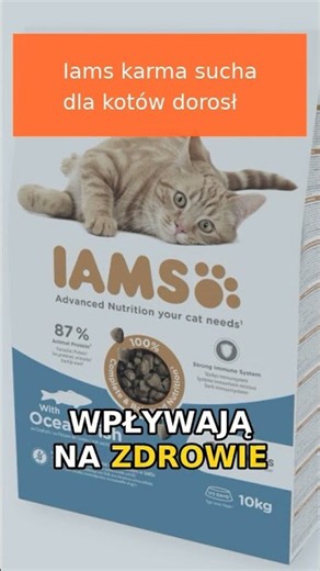 Iams karma sucha dla kotów dorosłych z rybami oceanicznymi 10 kg
