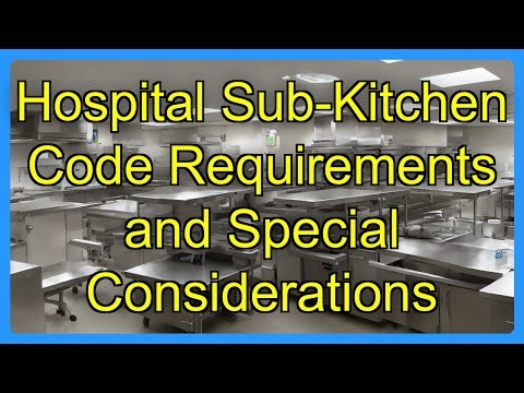 Hospital Sub-Kitchen Code Requirements and Special Considerations