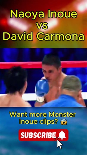 Naoya Inoue DESTROYS 😱David Carmona 🇯🇵🥊 | Monster Boxing #Shorts #boxing