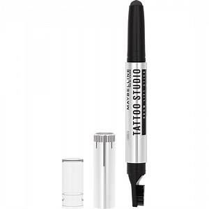 Maybelline Tattoo Studio Brow Lift Stick, Fade-Resistant and Smudge-Resistant, Deep Brown, 0.04 oz
