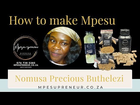How to make Mpesu powder