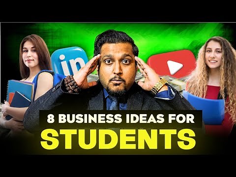 8 Business Ideas for Students 🔥 No Experience No Big Money Needed | Best Business ideas 2025