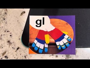 phonics - gl blend by Rigby focuses on words that start with the gl blend.