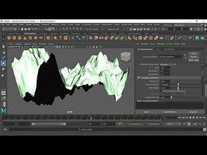 Create ocean waves (with ship) in Maya 2020