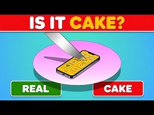 Can You Guess Real or CAKE? 🍰✔ 99% FAIL This Epic Challenge! Is it Real or Cake?