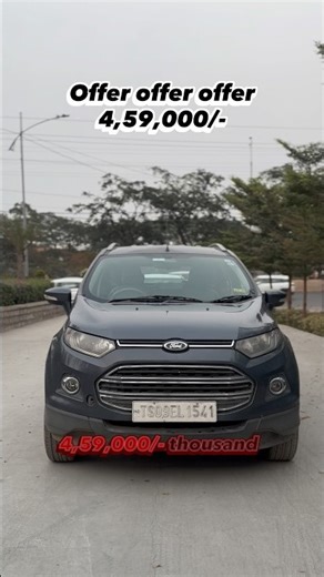Offer price 4,59,000/- #ford Ecosports titanium plus Model 2015 Fuel petrol Automatic Ph: 9701957281