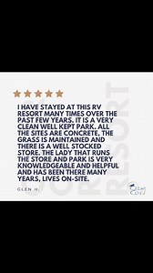 We have the most amazing guests at Cedar Cove RV Resort! Come on out and see why they love it here! | Cedar Cove RV Resort | Facebook