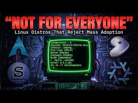Linux Distros That Reject the Mainstream: Operating Systems That Don’t Want Mass Adoption