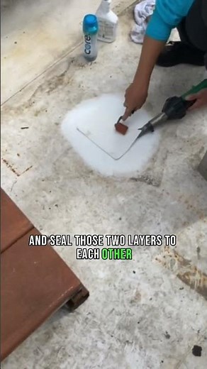 TPO Roof Repair…How it’s done! Watch this example from our Austin Area roofing crew👉🛠️#austinroof