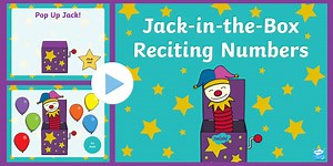 Jack-in-the-Box Reciting Numbers PowerPoint