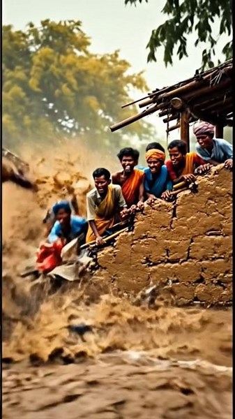 “Shocking Flood in India 😢 | Village Swept Away #Shorts” #trending