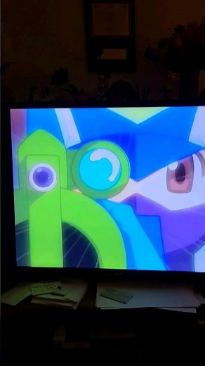 Full Synchro Crossfusion Lan and Megaman defeat Laserman - Megaman NT Warrior Axess Ep 46