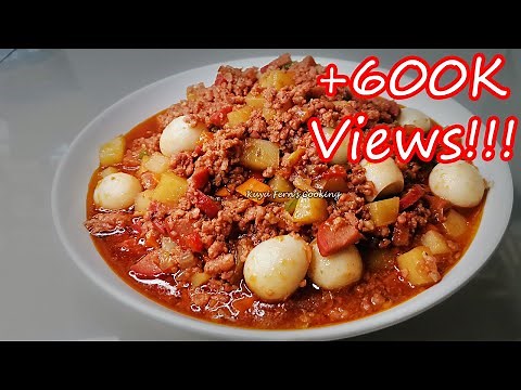 HOW TO COOK PORK GINILING MENUDO STYLE | HOW TO MAKE GROUND PORK MENUDO!!!
