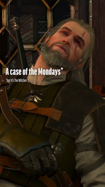A Case of the Mondays... #thewitcher #witcher3