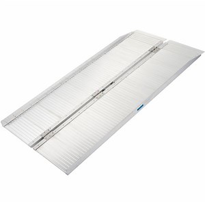 Silver Spring Aluminum Single Fold Wheelchair Ramp - 600 lb Capacity