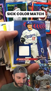 Sick Color Match! #shorts #baseballcards | Western NY Cards