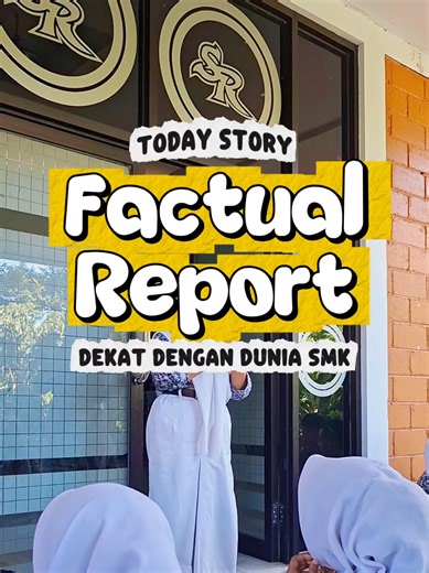 Factual Report dengan kelas 11. Sudah tersedia panduan dan instruksi lengkap untuk kegiatan ini ya🥰😊✨️ #guru #englishteacher #smk #kuliner