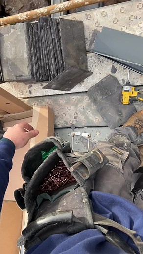 Installing Velux Windows on Welsh Slate Project