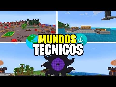 DOWNLOAD 3 TECHNICAL WORLDS For Minecraft Java 1.21+✅
