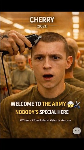 Welcome to the Army Nobody’s Special Here ✂️😮 | Cherry (2021) #shorts #movie
