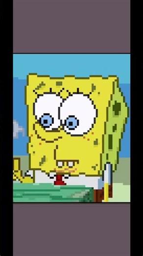 Spongebob pixel art meme quick timelapse #pixelart #spongebob #spongebobart #spongebobmeme